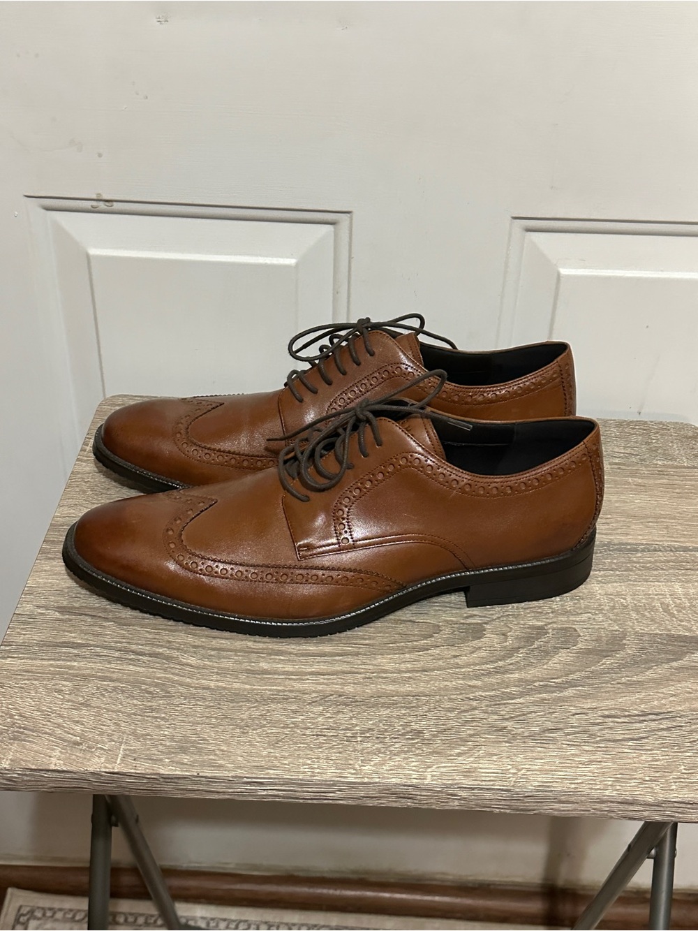 COLE HAAN Mens Dress Shoes 'Me Wing Oxford' Lace up C34598 Tan size 13M
